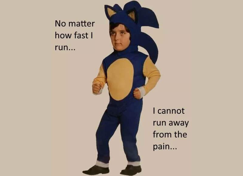 Illustration for article titled Sonic Movie Costume Lets Your Kid's Face Be The Redesign